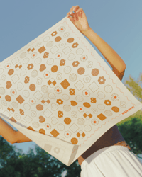 Image 1 of Cookie Bandana - Screenprinted Bandana
