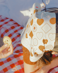 Image 2 of Cookie Bandana - Screenprinted Bandana