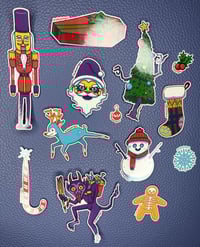 Image 1 of Silly Christmas Stickers