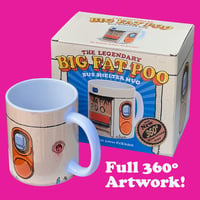 Image 2 of Online only release!  New 360º  Big Fat Poo Bus Shelter Mug