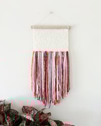 Image 1 of Woven Wall Hanging - Colourful, Boho, Textured (medium).