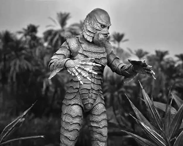 NECA Creature From The Black Lagoon Ultimate 7" Action Figure (Black & White)