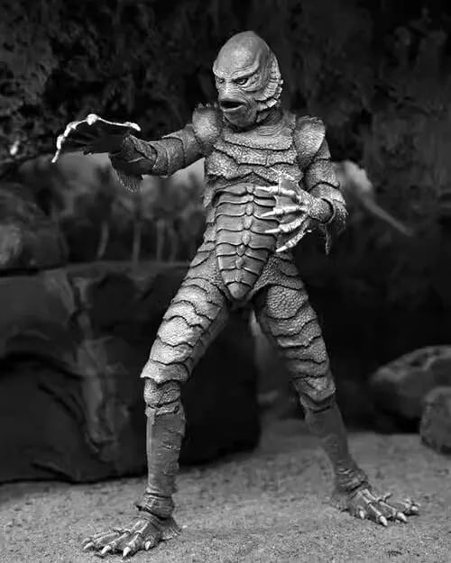NECA Creature From The Black Lagoon Ultimate 7" Action Figure (Black & White)