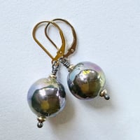 Image 2 of Luster Rounds Earings