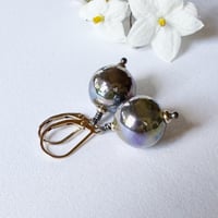 Image 1 of Luster Rounds Earings