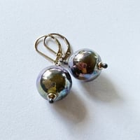 Image 3 of Luster Rounds Earings