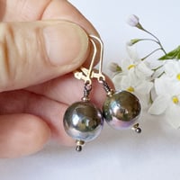 Image 4 of Luster Rounds Earings