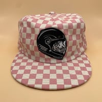 Image 1 of Go Fast! - BLUSH // CHECKERBOARD FIELD TRIP HAT