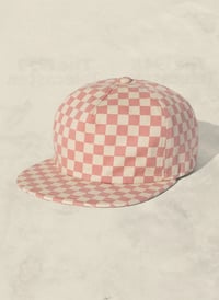 Image 2 of Go Fast! - BLUSH // CHECKERBOARD FIELD TRIP HAT