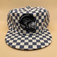 Image 1 of Go Fast! - SLATE BLUE // CHECKERBOARD FIELD TRIP HAT