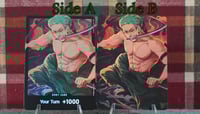 Roronoa Zoro, Reversible DON!! card - by Creature_Candy