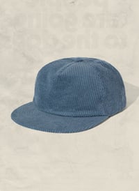 Image 2 of Go Fast! (COLOR) - SLATE BLUE // CORDUROY FIELD TRIP HAT