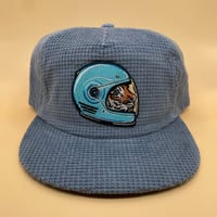 Image 1 of Go Fast! (COLOR) - SLATE BLUE // WAFFLE CORDUROY FIELD TRIP HAT