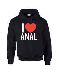 I HEART ANAL HOODIE