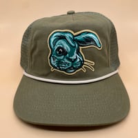 Image 1 of BUNNY - BRUSHED CACTUS // BRUSHED COTTON ROPE TRUCKER HAT