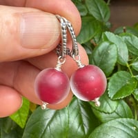 Image 9 of Rich Red Rounds Earrings