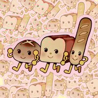 Image 1 of Bread Bois - Matte Vinyl Sticker