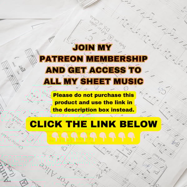 Image of Join my Patreon membership and get access to sheet music