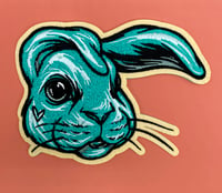 BUNNY Chenille Iron-On Patch!