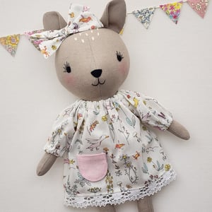 Image of Deer Fawn Doll Sewing Pattern and Tutorial