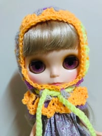 Image 1 of Neon Citrus Cranny Square for Blythe.