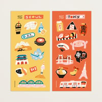 Image 1 of Next Stop: Iconic Cities Sticker Sheet