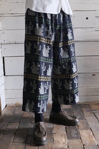 Image 2 of Porter Trouser in Cactus Tree cotton