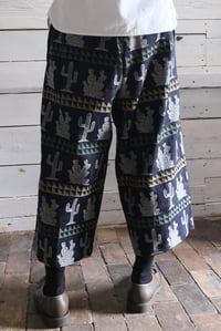 Image 3 of Porter Trouser in Cactus Tree cotton