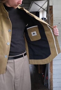 Image 4 of Chinwest Jacket - Tan twill