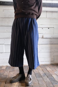 Image 3 of Porter Trouser in Blue stripe