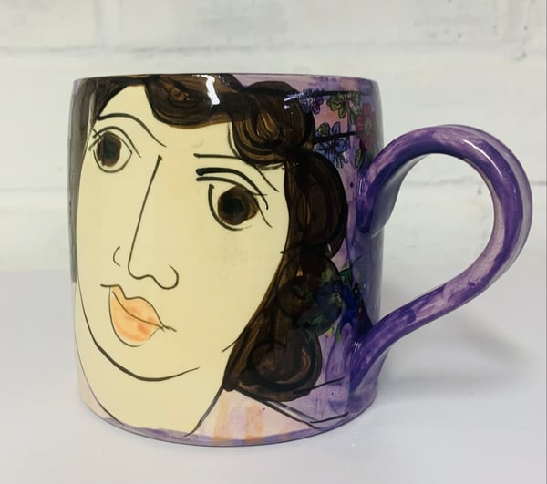 Image of Purple face mug