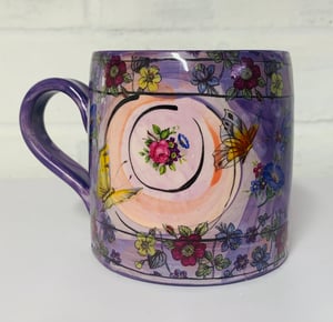 Image of Purple face mug