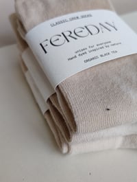 Image 2 of Fereday Crew Socks - Natural Tea Dye