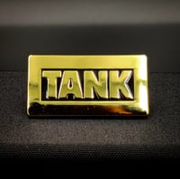 Image 1 of New! Tank Girl "TANK" Buckle-Style Enamel Badge