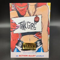 Image 2 of New! Tank Girl "TANK" Buckle-Style Enamel Badge