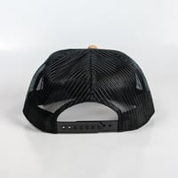 Image 4 of Contrast Truckers Cap - Khaki/Black