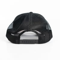 Image 4 of Foam Trucker Cap - Black
