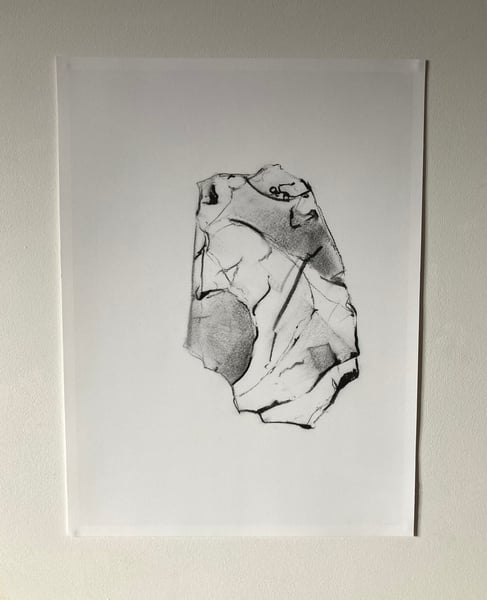 Image of Fragment on White