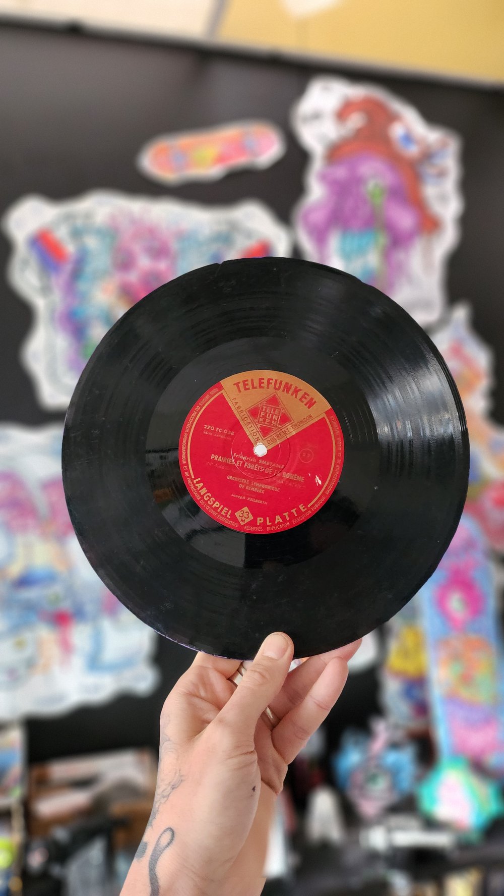 Vinyl custom : ah l'amour 