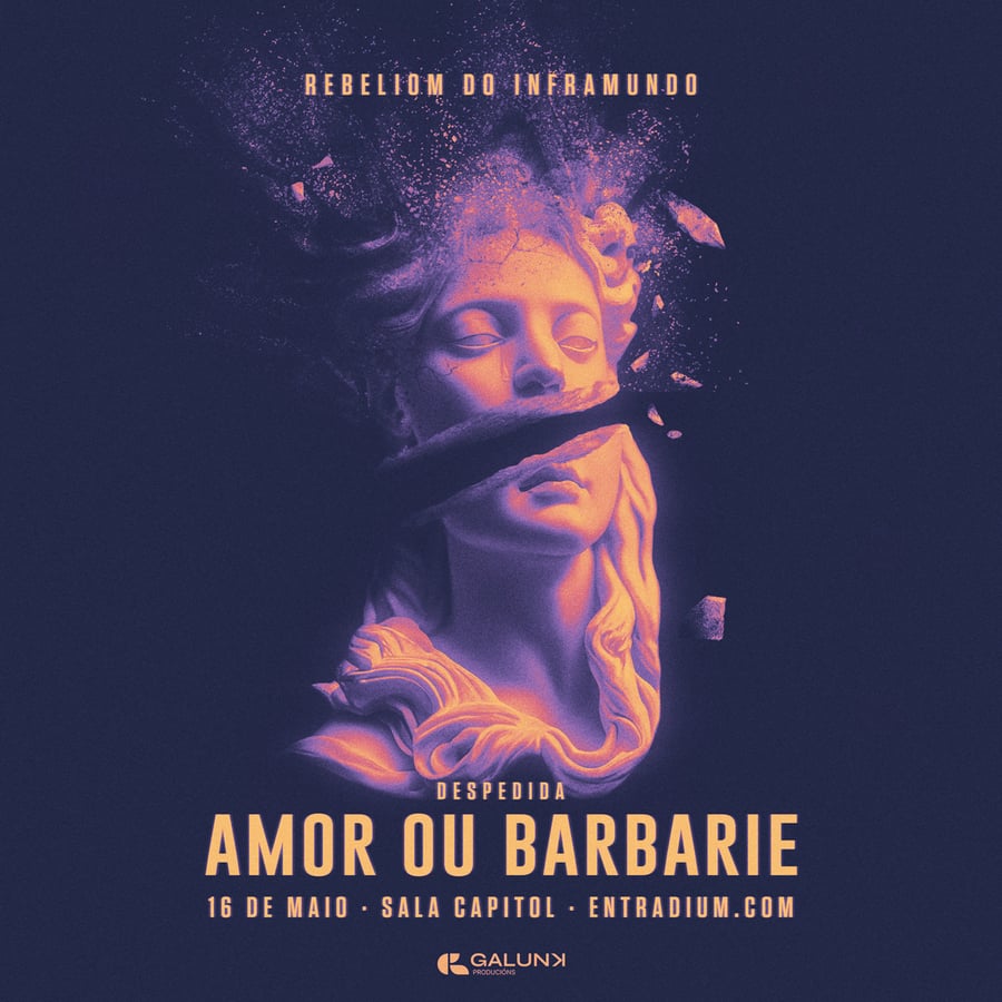 Image of ENTRADA CONCERTO DESPEDIDA 16.05.25 - 'AMOR OUR BARBARIE'