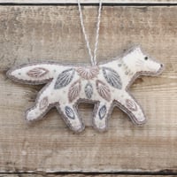 Image 1 of Winter Fox Decoration