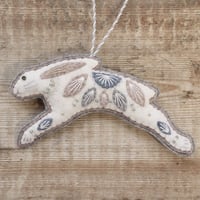 Image 1 of Winter Hare Decoration