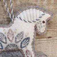 Image 2 of Winter Rocking Horse Decoration