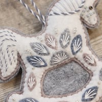 Image 3 of Winter Rocking Horse Decoration