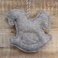 Image 5 of Winter Rocking Horse Decoration