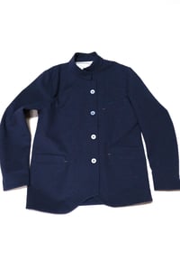 Image 3 of Chinwest wool Jacket - Navy Japanese 