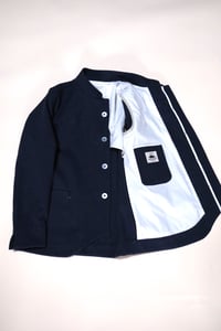 Image 4 of Chinwest wool Jacket - Navy Japanese 