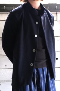 Image 5 of Chinwest wool Jacket - Navy Japanese 