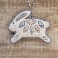 Image 1 of Leaping Bunny Decoration