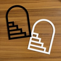 mystery stairs . vinyl sticker